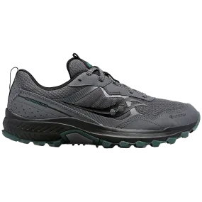 Men's Excursion TR16 GTX running on a rubber track shoes
