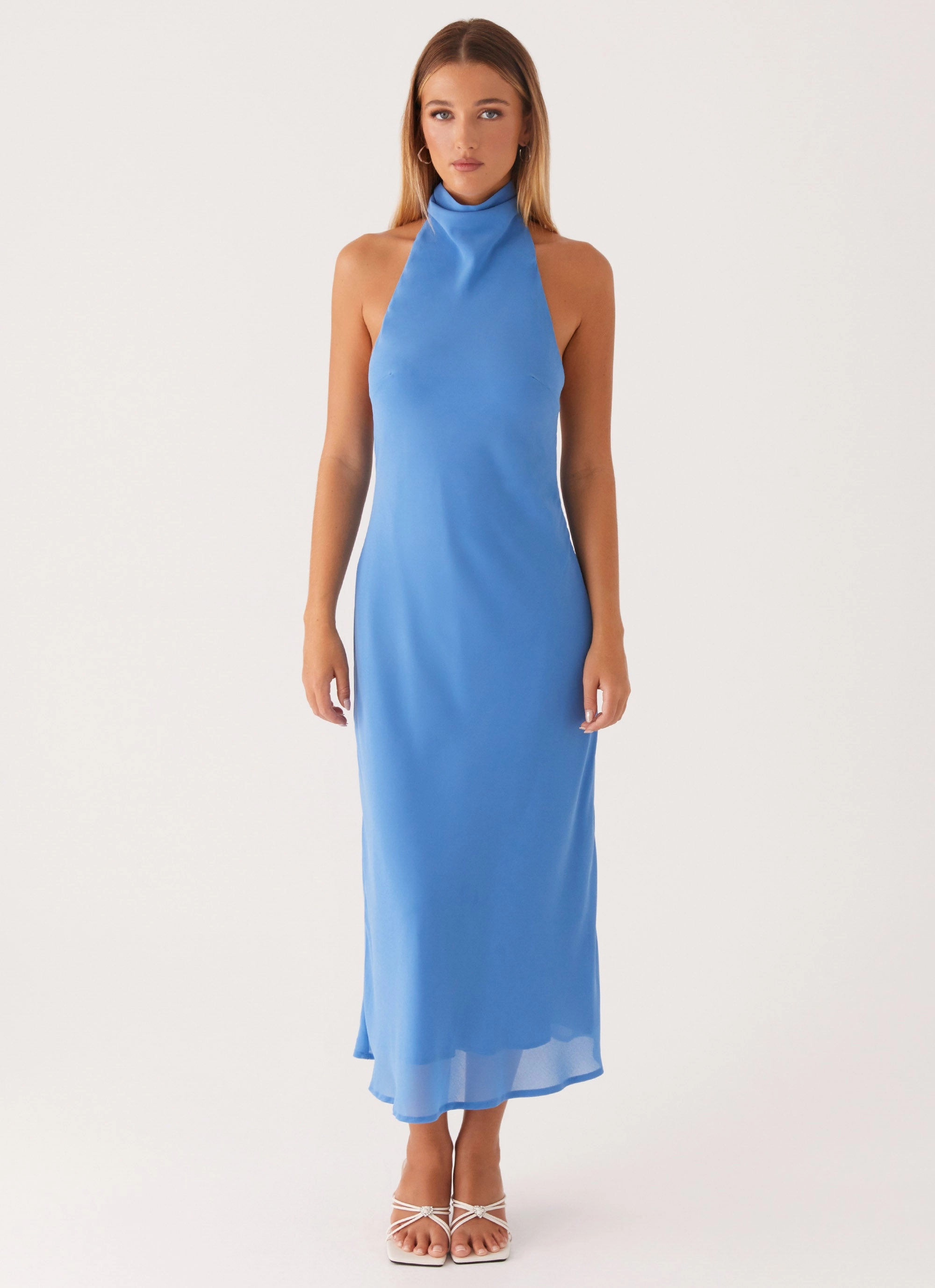 Shelly Midi Dress - Azure City-Style Relaxed fit wear