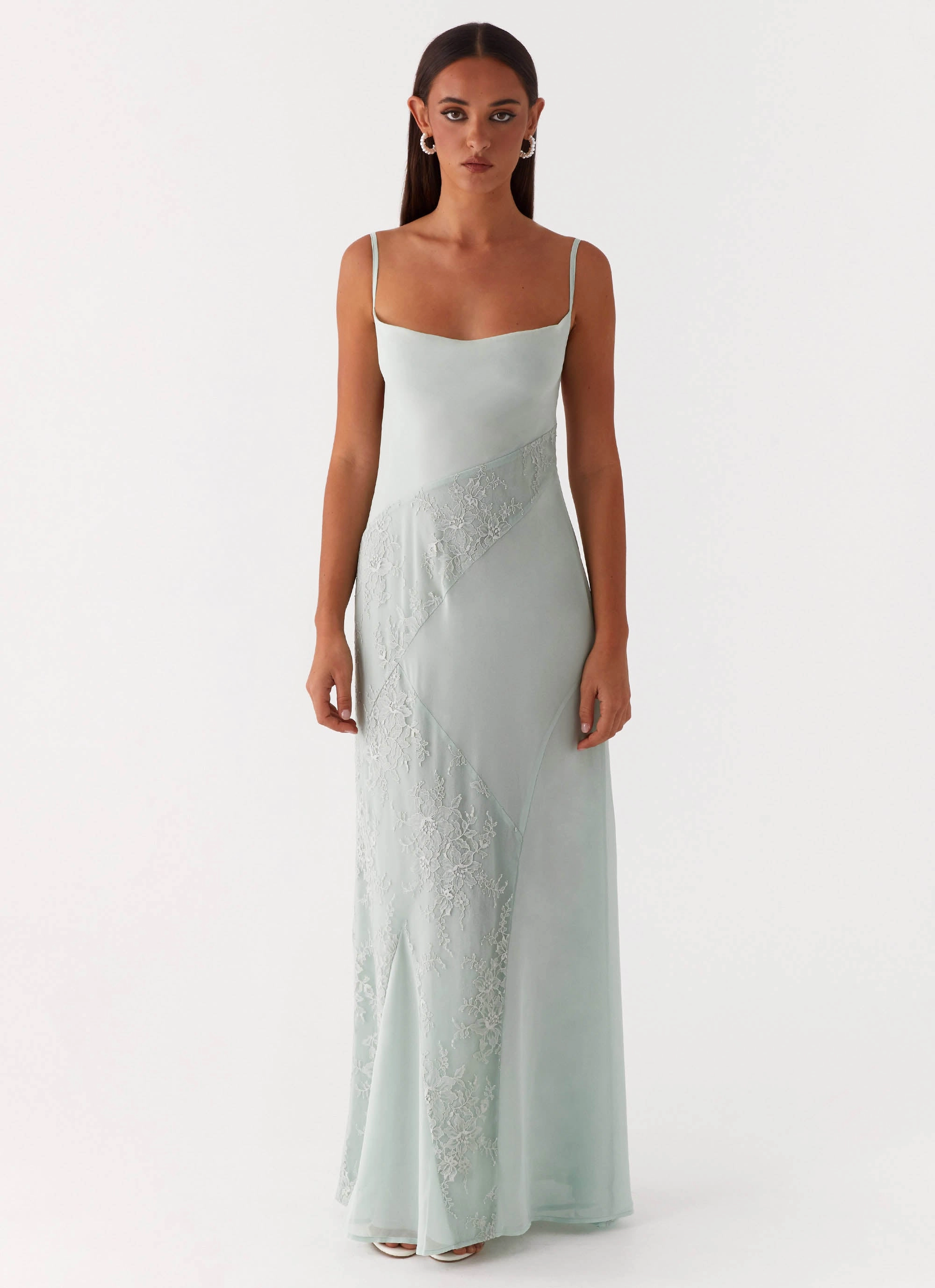 Gabriana Maxi Dress - Sage Soft-Lining