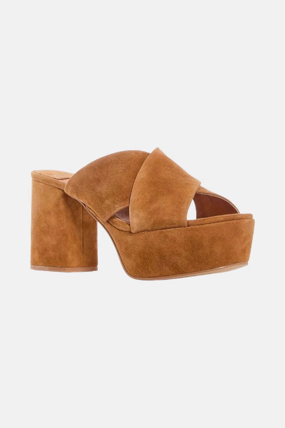 Jeffrey Campbell Coerce Tan Suede Icon Step Retro Touch