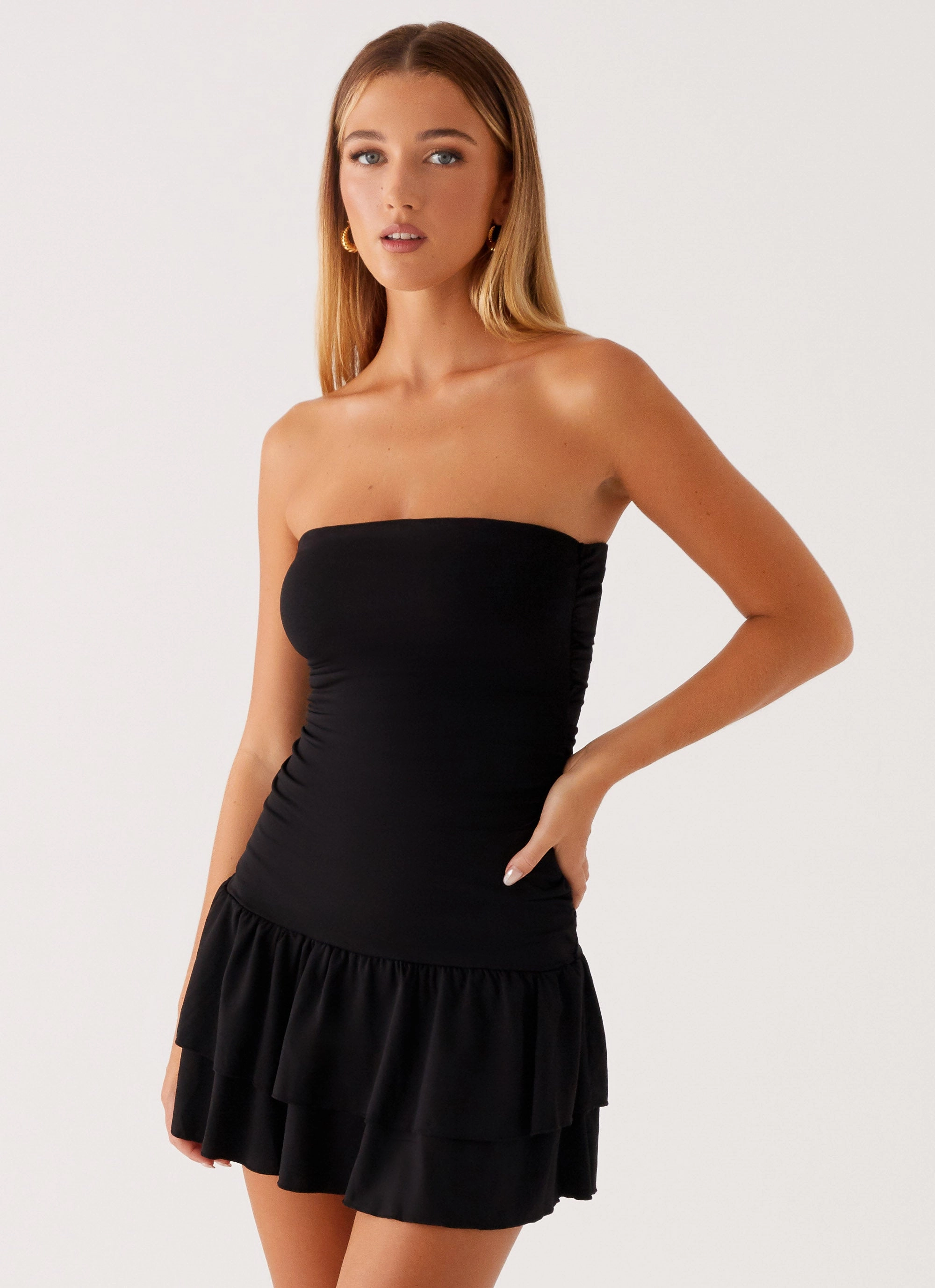 Tonya Mini Dress - Black Dreamy Look