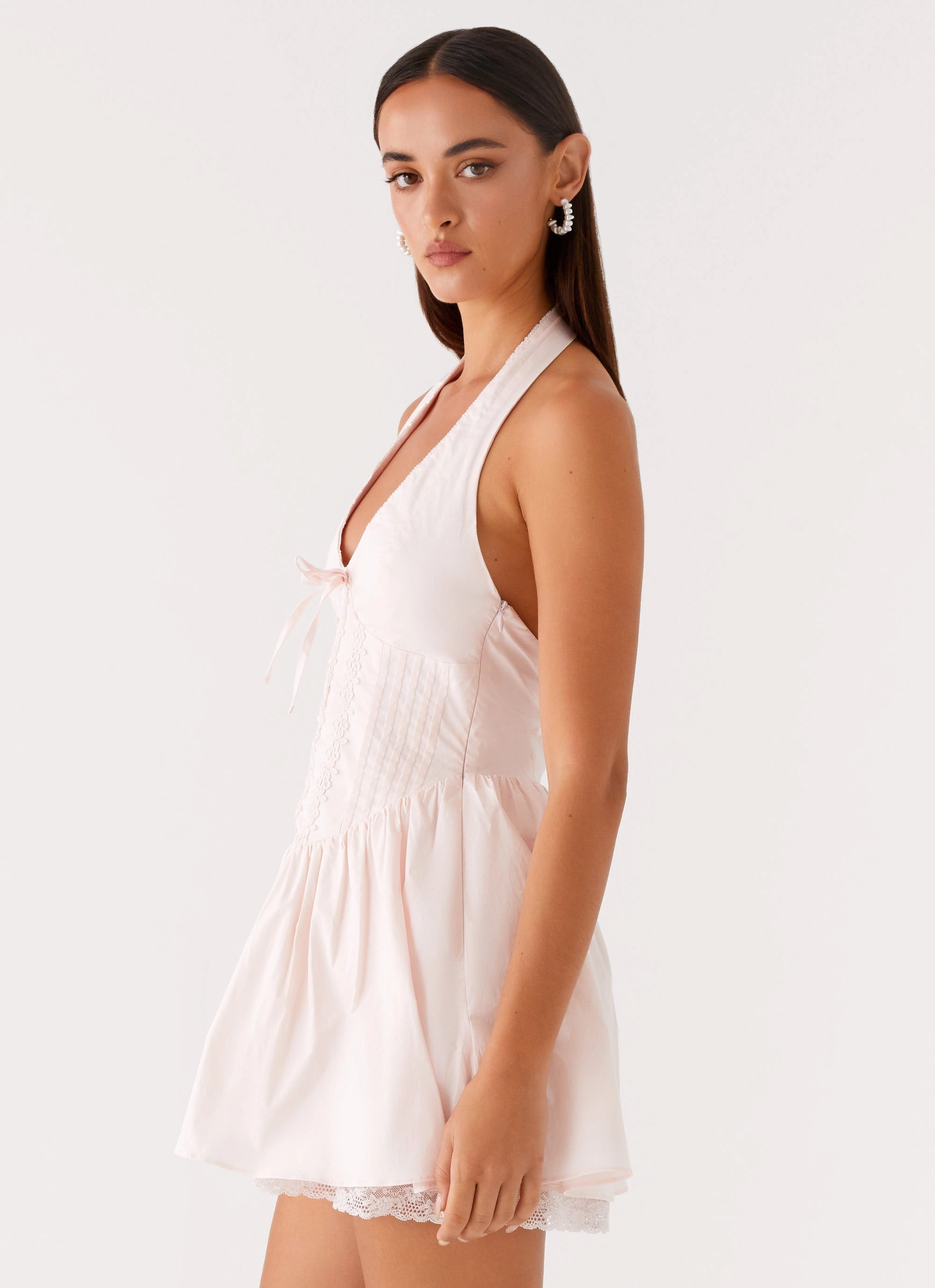 Adjustable-Straps Weekend Fresh Moira Mini Dress - Pink