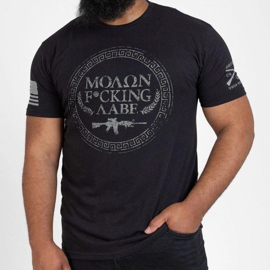 Light Casual Wear Molon Labe T-Shirt - Black
