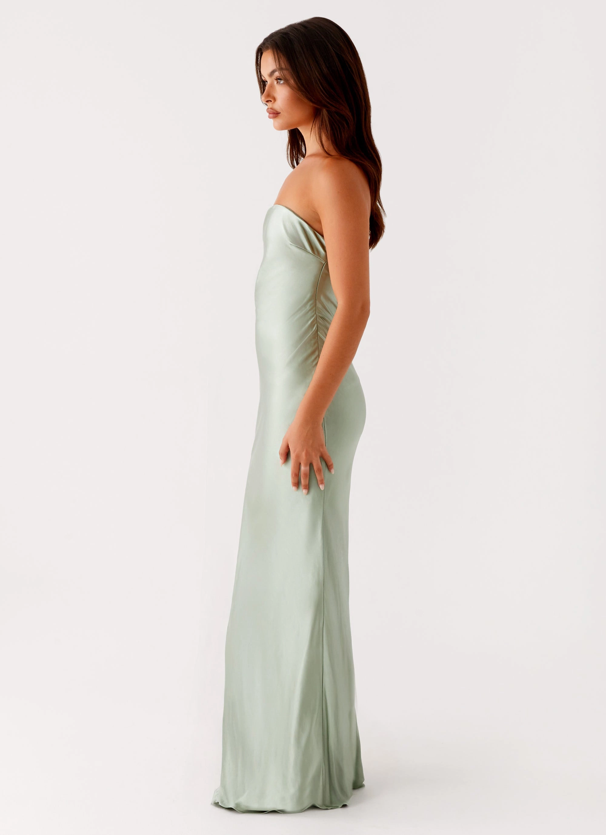 Comfortable Touch Monte Carlo Maxi Dress - Sage