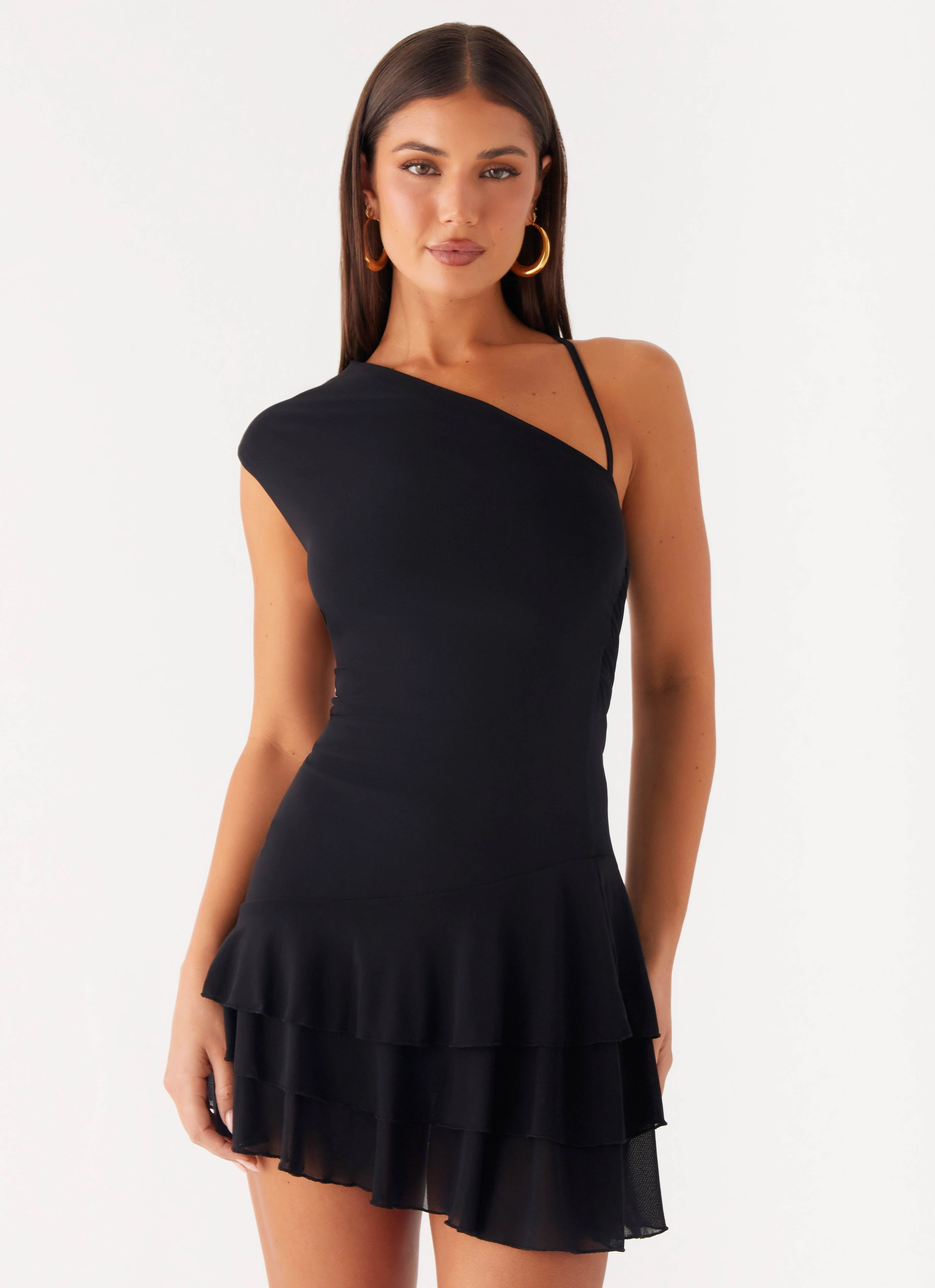 Sleek Movement Moonrise Mini Dress - Black