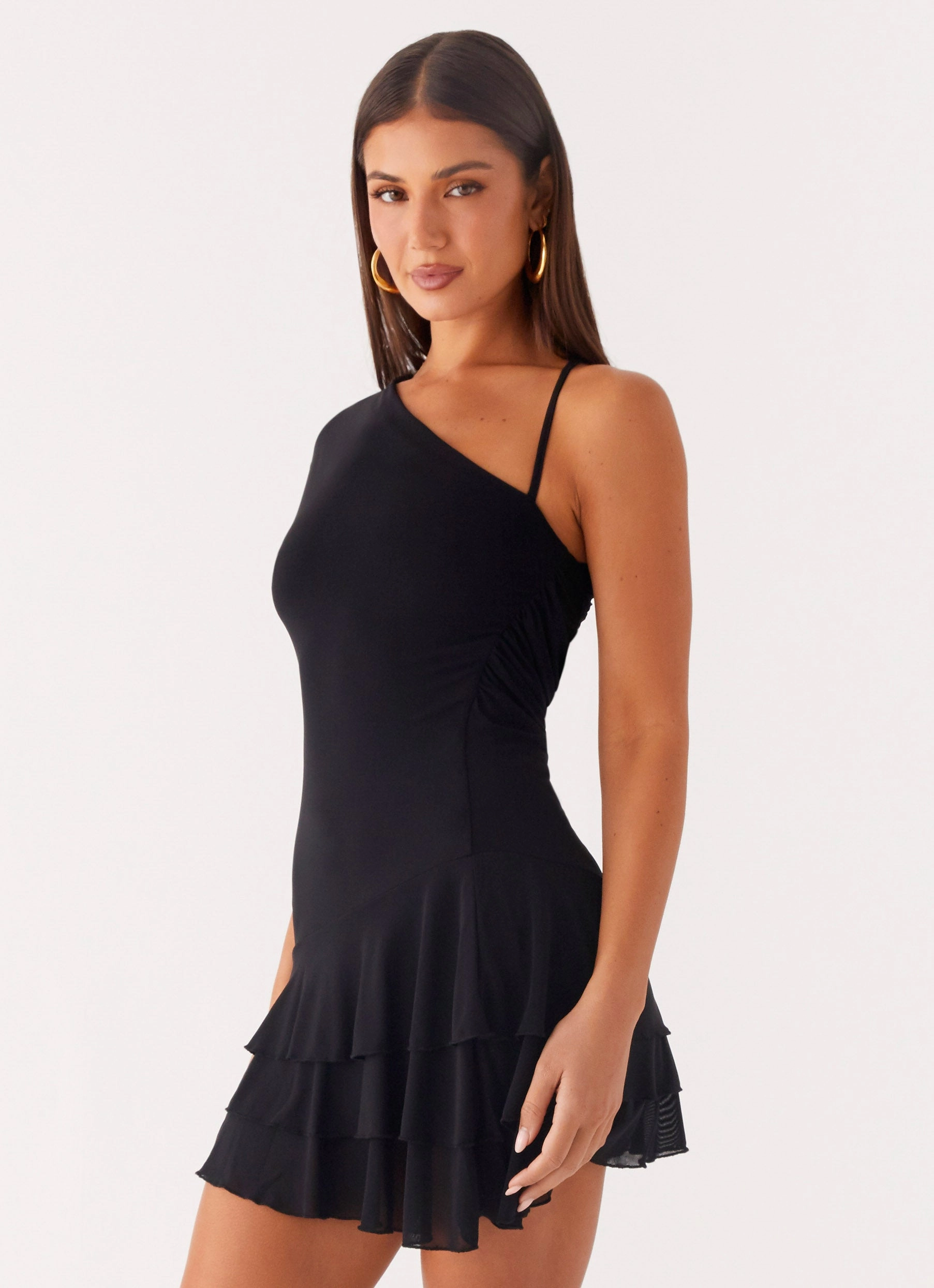 Moonrise Mini Dress - Black Anytime Wear