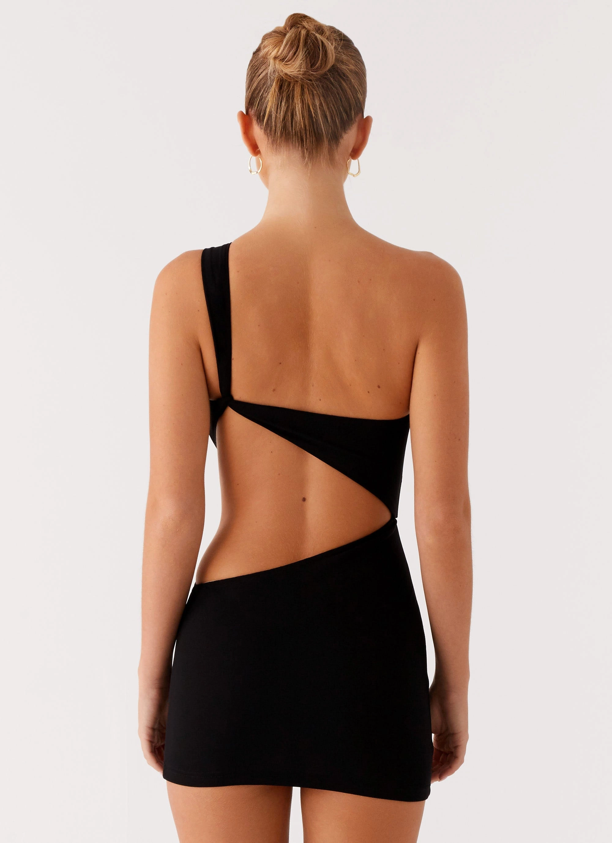 Sophisticated Edge Cozy And Stylish Morocco Mini Dress - Black