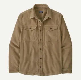 Flexible Knit High-End Fabric M's Corduroy Shirt