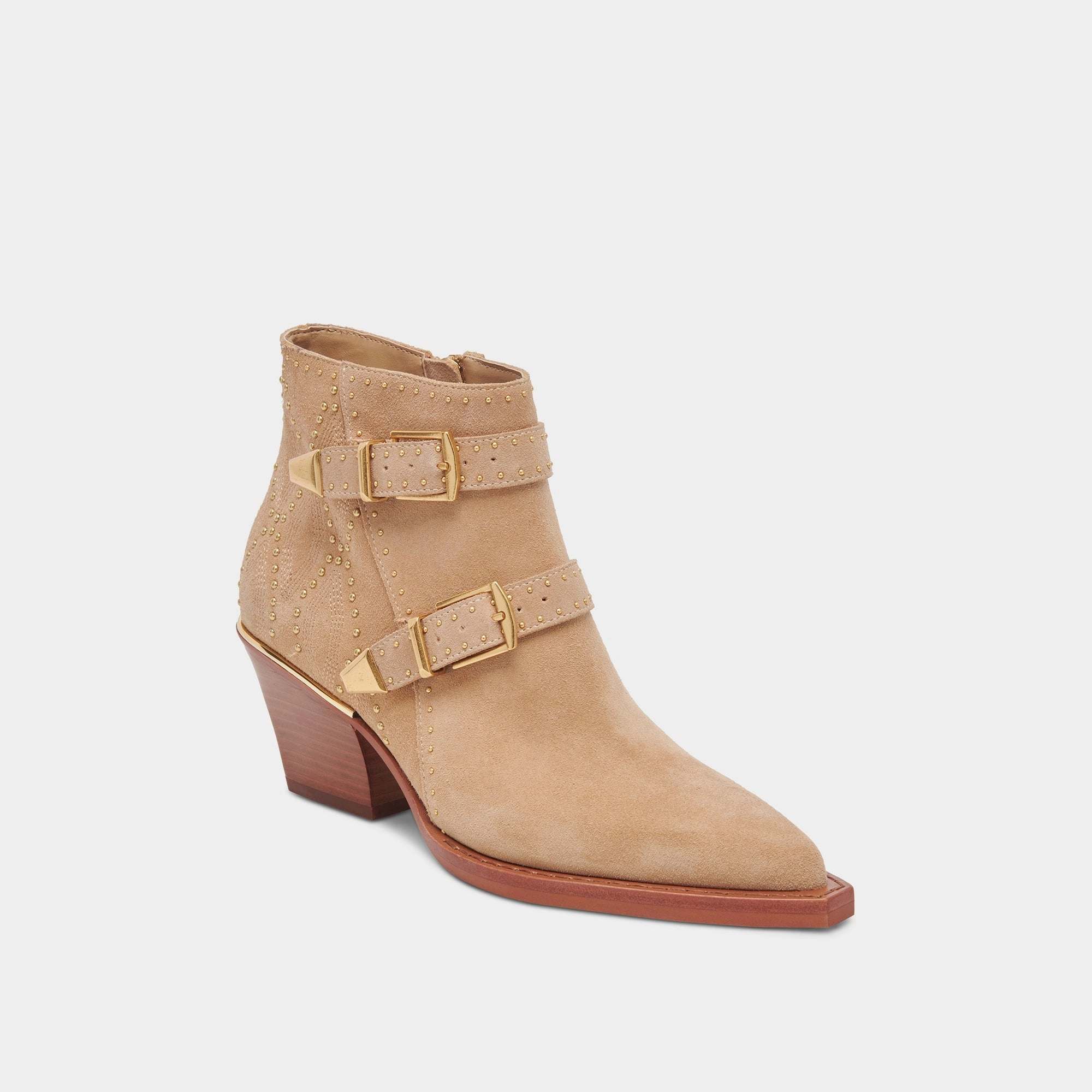 Winter Heels Dolce Vita Ronnie in Camel Suede
