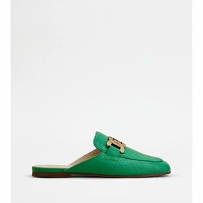 Mules in Leather Outdoor Ready Design Ankle Strap