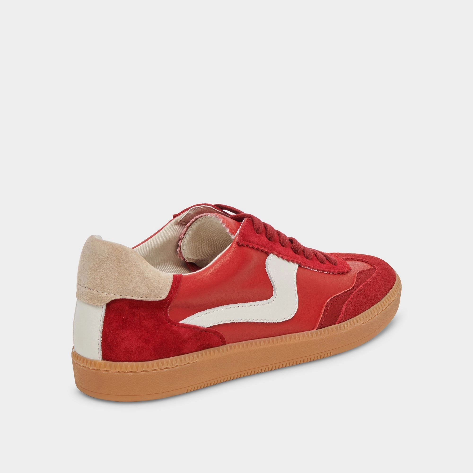 Dolce Vita Notice Crimson Suede Recycled Rubber Compound