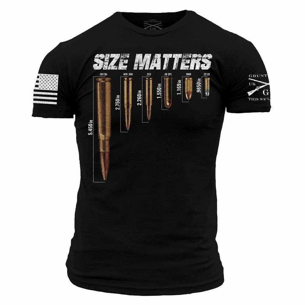 Everyday Fit Size Matters T-Shirt - Black