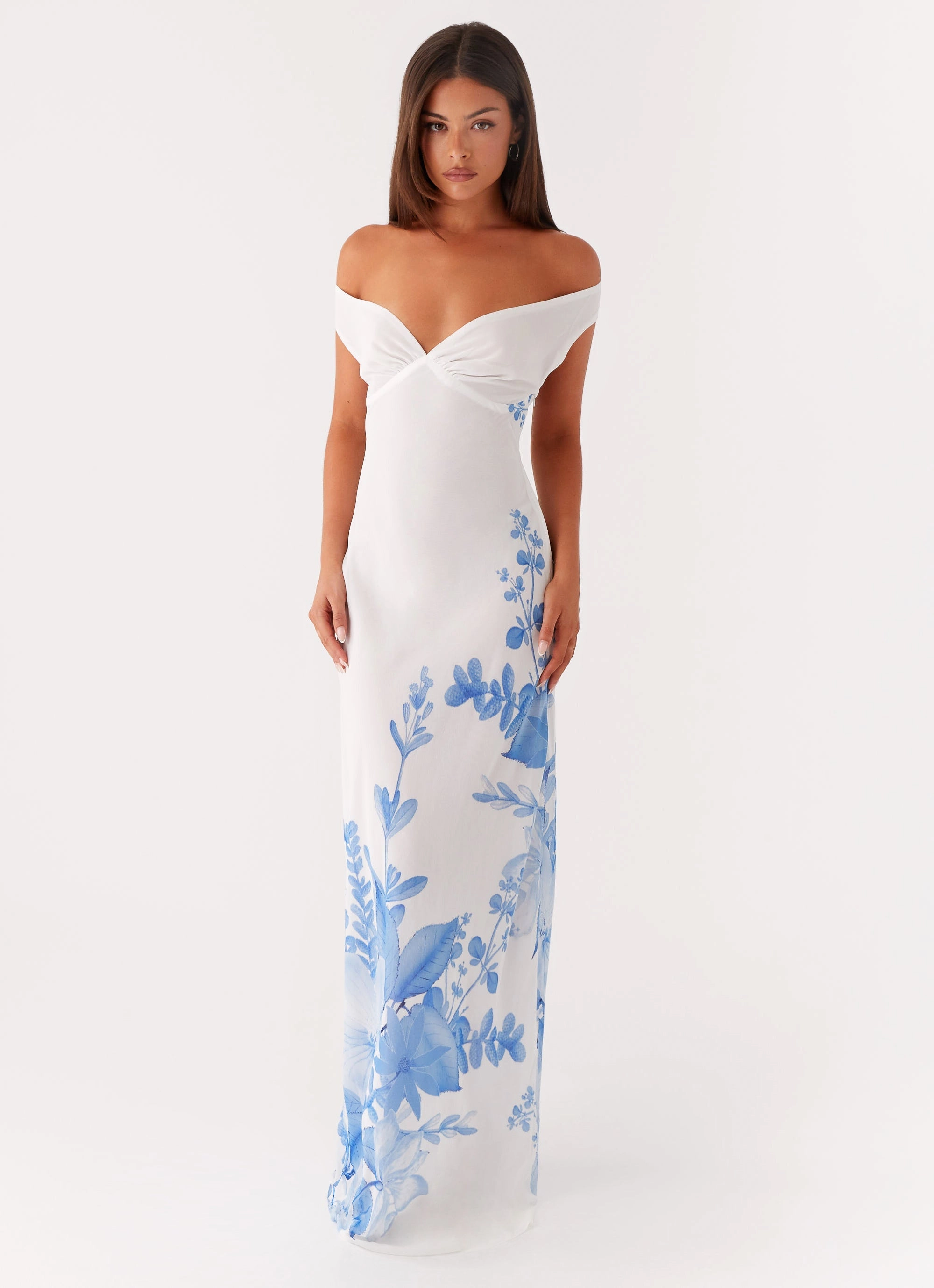 Relaxed-fit maxi dress Krissa Maxi Dress - Blue Floral