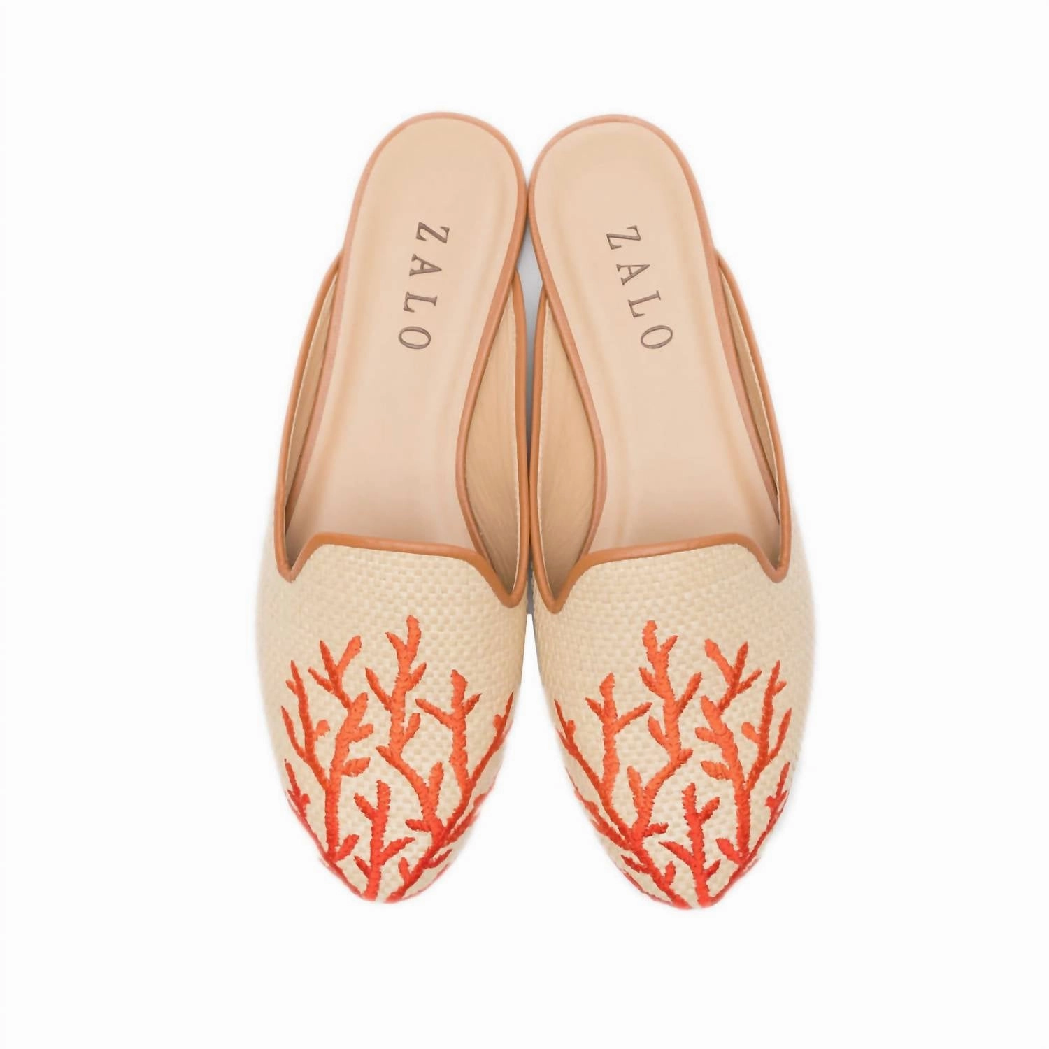Easy Slide Coral Mule In Natural