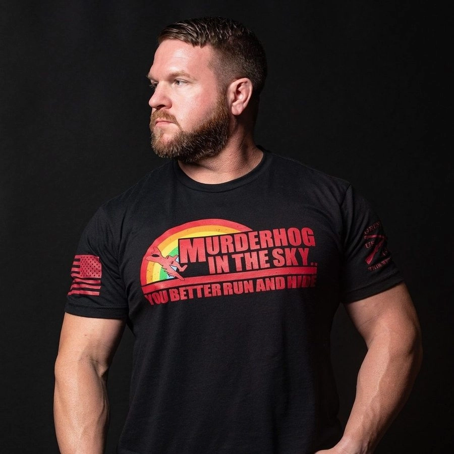 Murderhog T-Shirt - Black Light Fit Wear Simple and Cozy