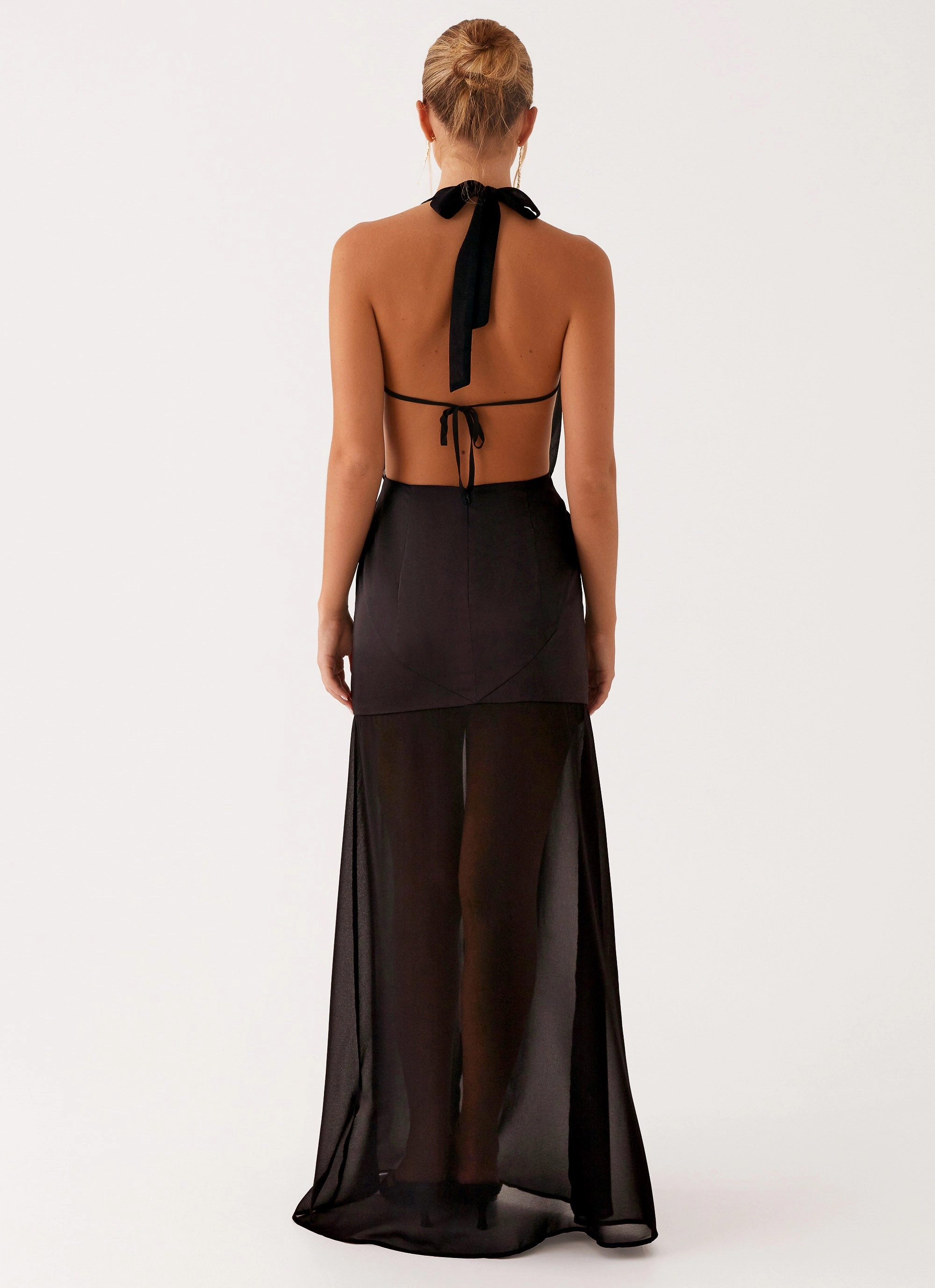 Fenella Maxi Dress - Black EcoFriendlyDye