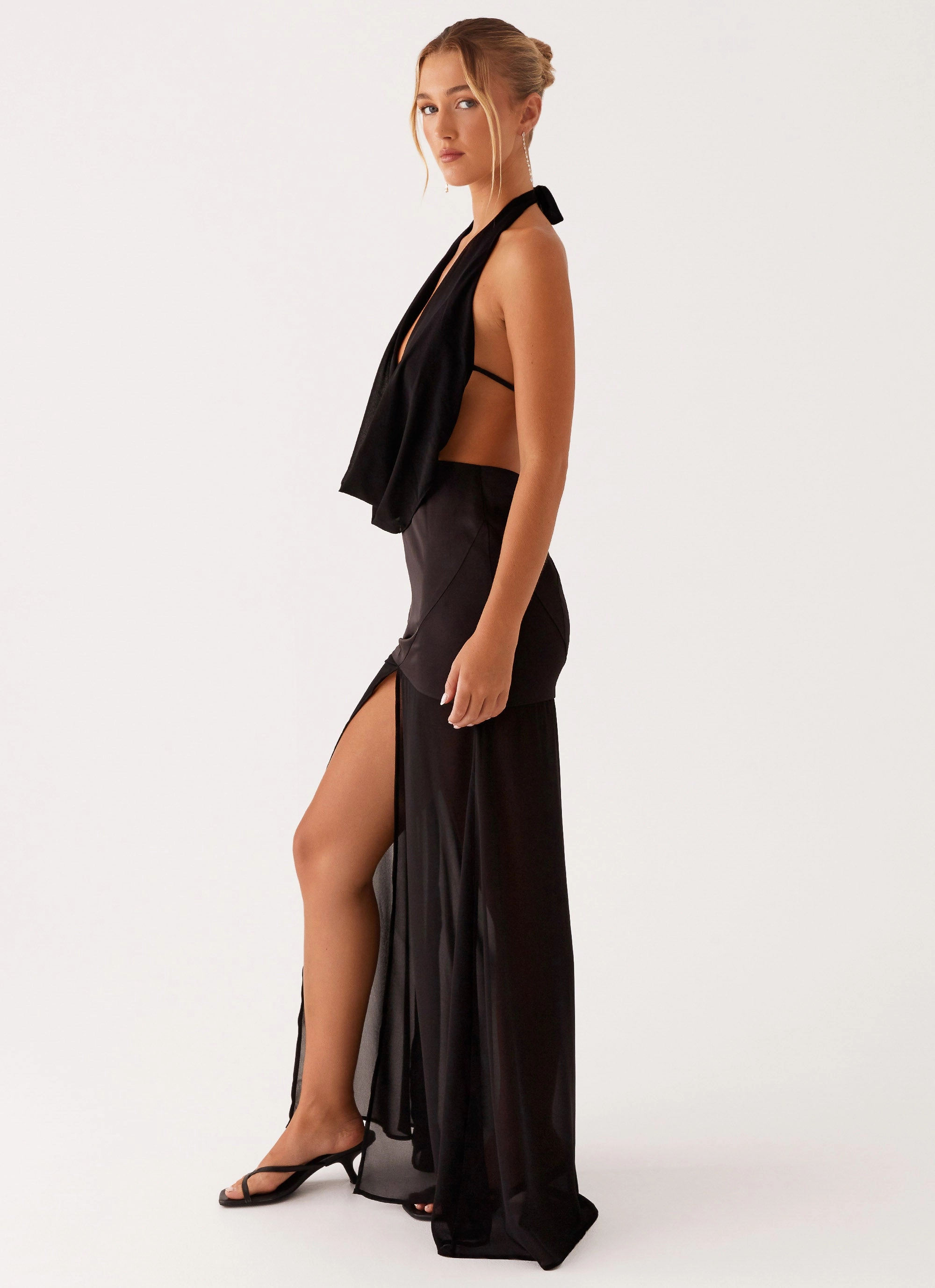 Exclusive-Design Fenella Maxi Dress - Black