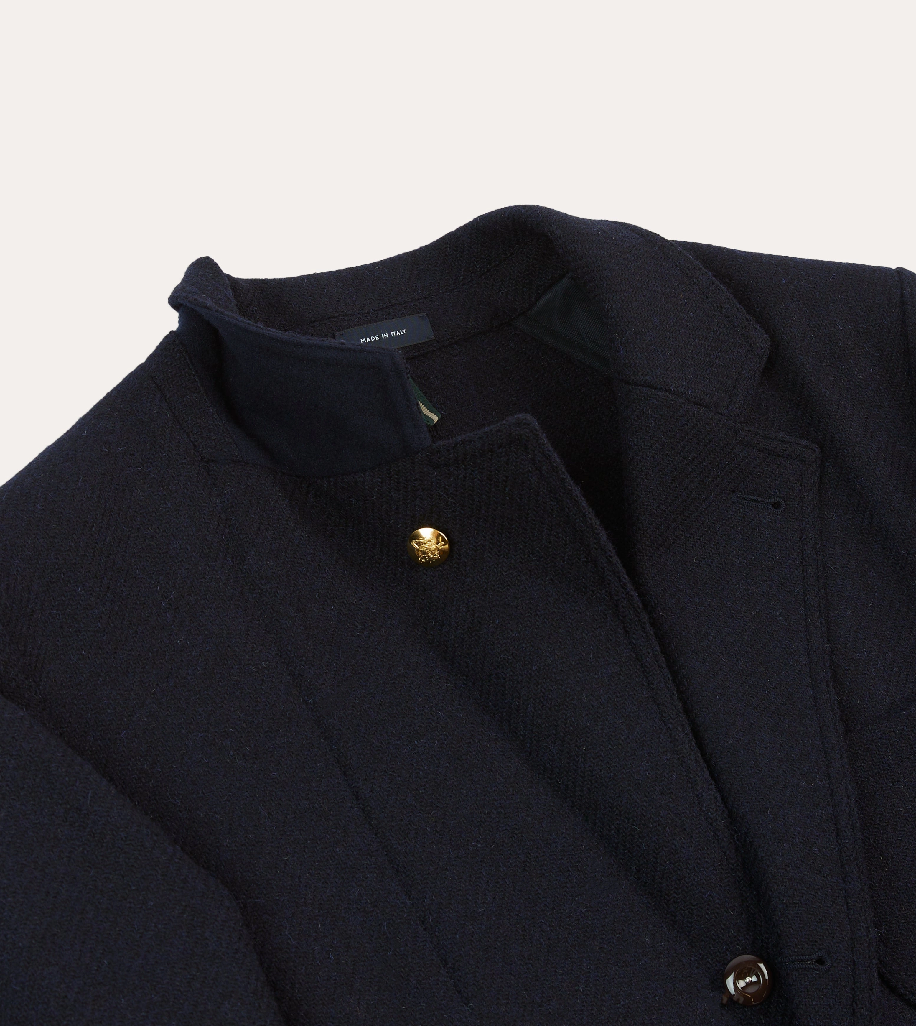 Luxury Layering Navy Harris Tweed Games Blazer Mk. VII
