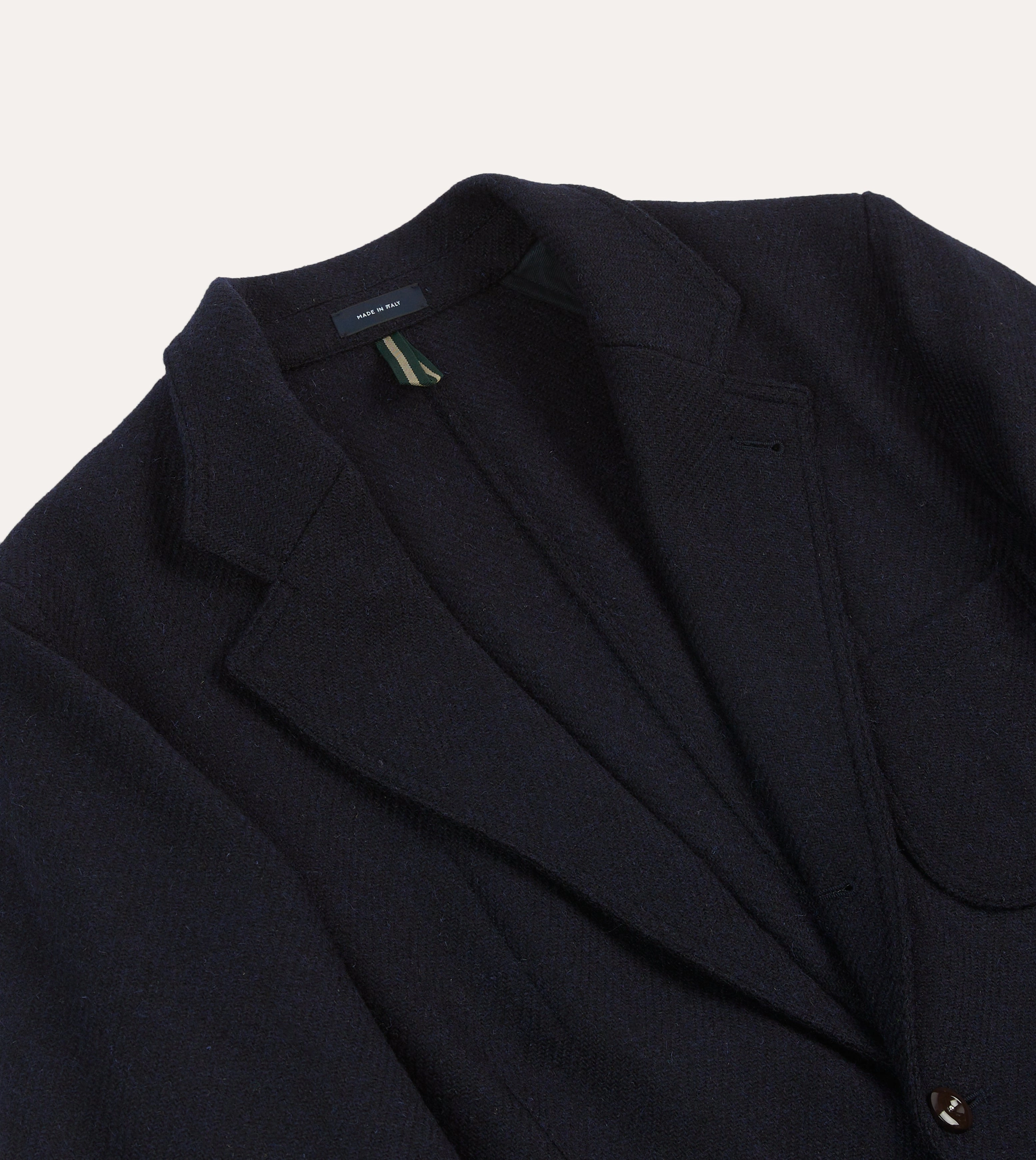 Navy Harris Tweed Games Blazer Mk. VII Snag Resistant Weave Layering Piece
