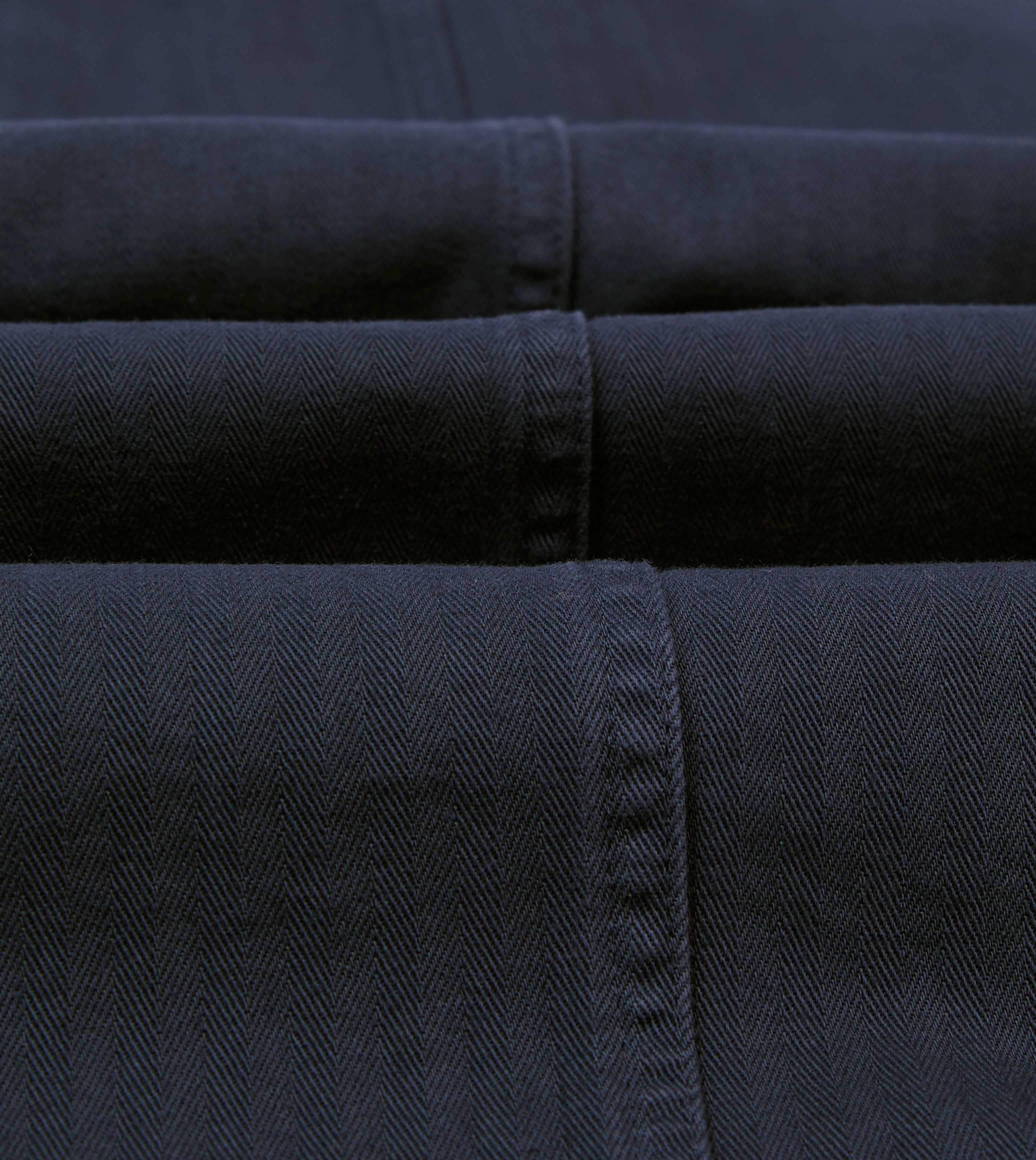 Timeless Cut Navy Herringbone Cotton Games Blazer Mk. I