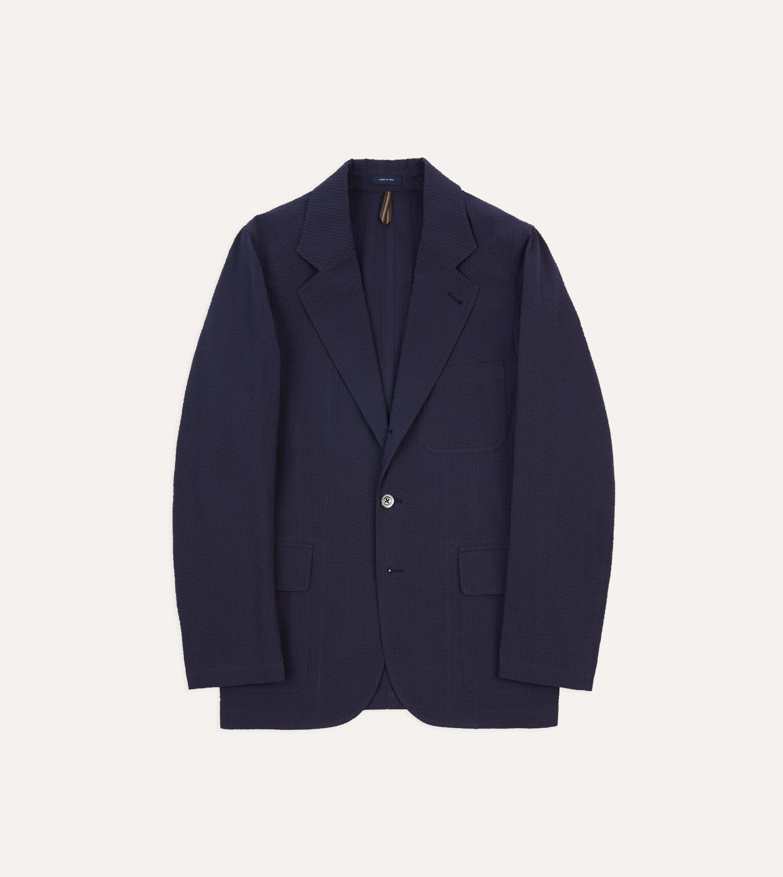 Navy Seersucker Games Blazer Mk. I Business Ready Look