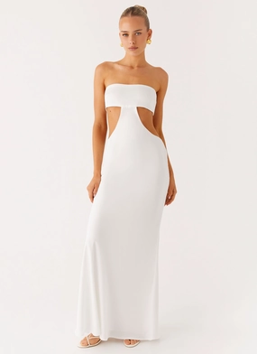 Perfect Style Smart Cut Kiss Me Cut Out Maxi - Ivory
