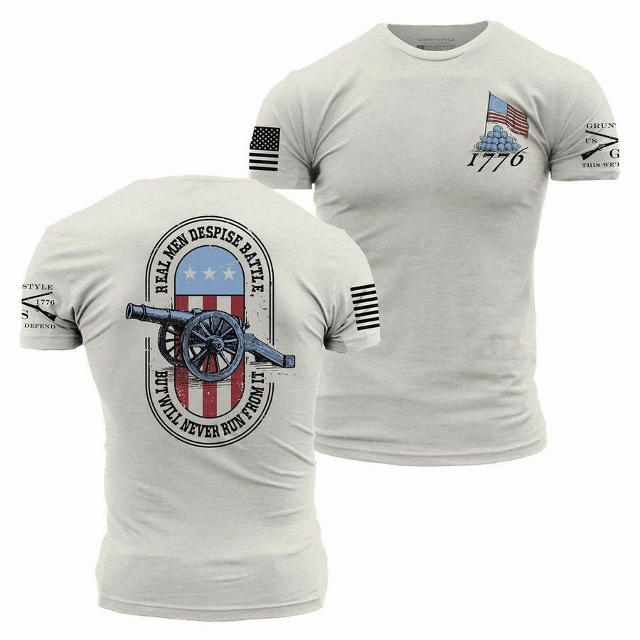 Never Run T-Shirt - Sand Casual everyday wear