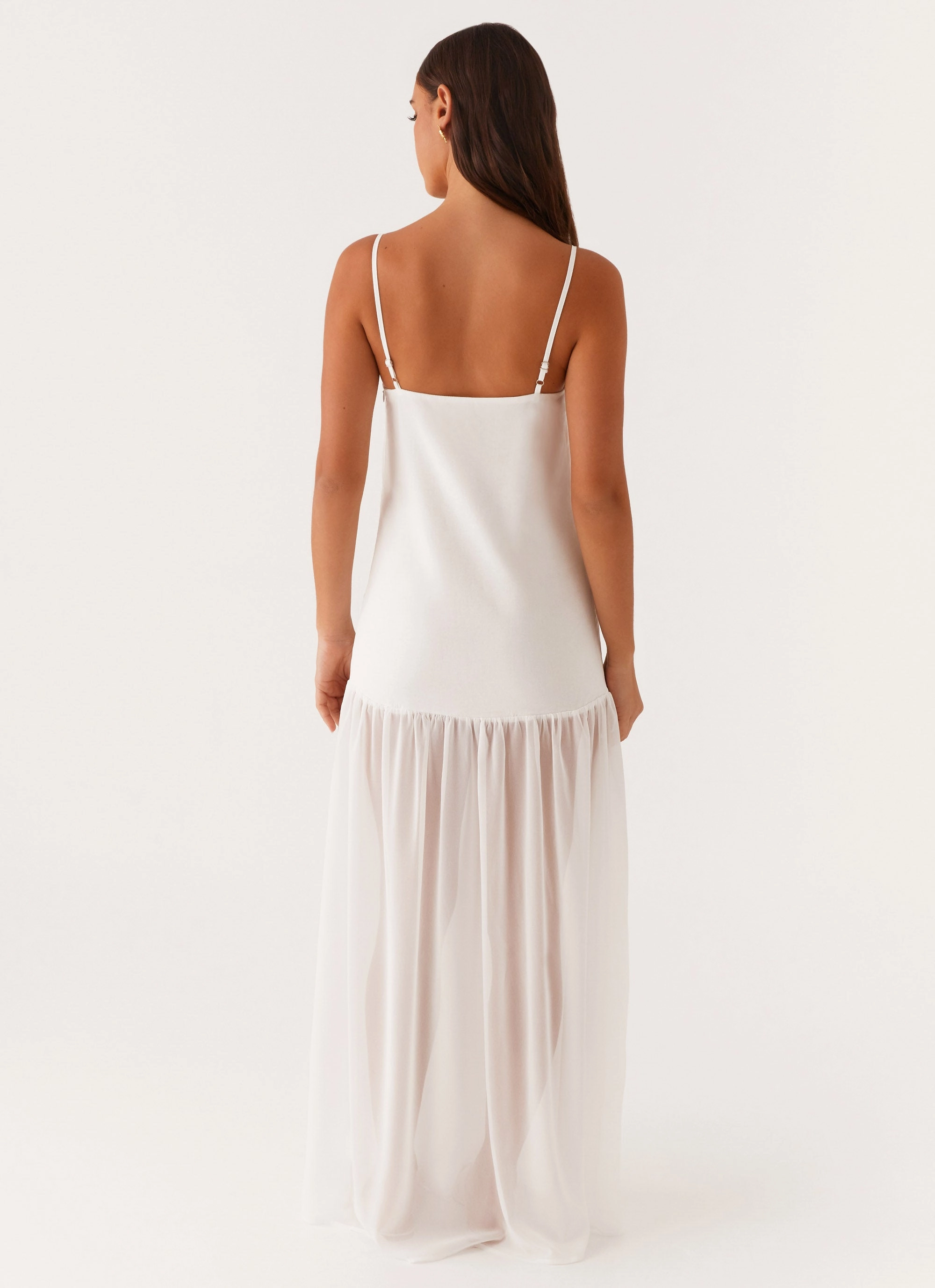 Soft Flow Eco Friendly Heavenly Linen Maxi Dress - White