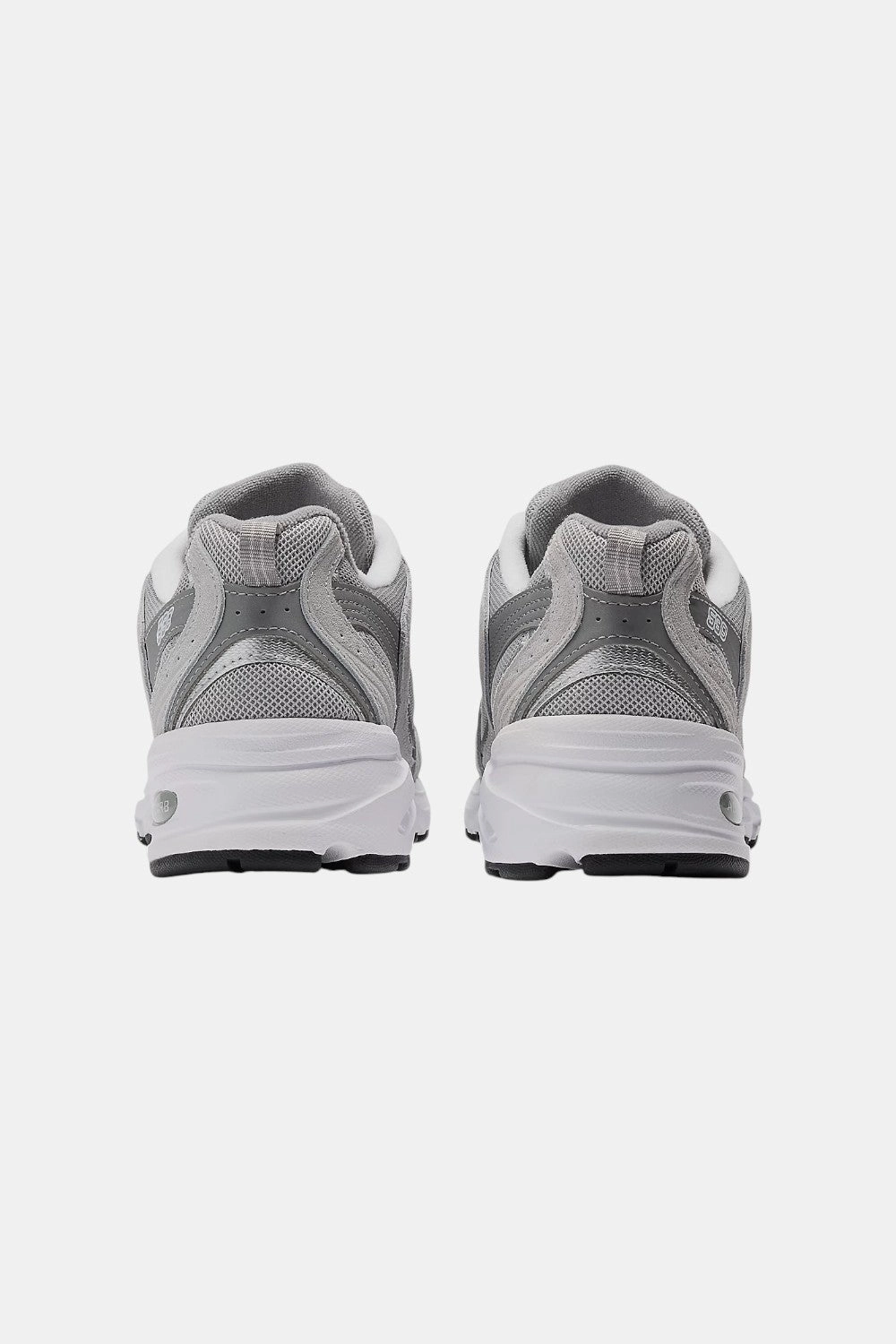 New Balance 530 in Raincloud with Shadow Grey and Silver Metallic - Women's Natural Grip Lace Up Closure Systems