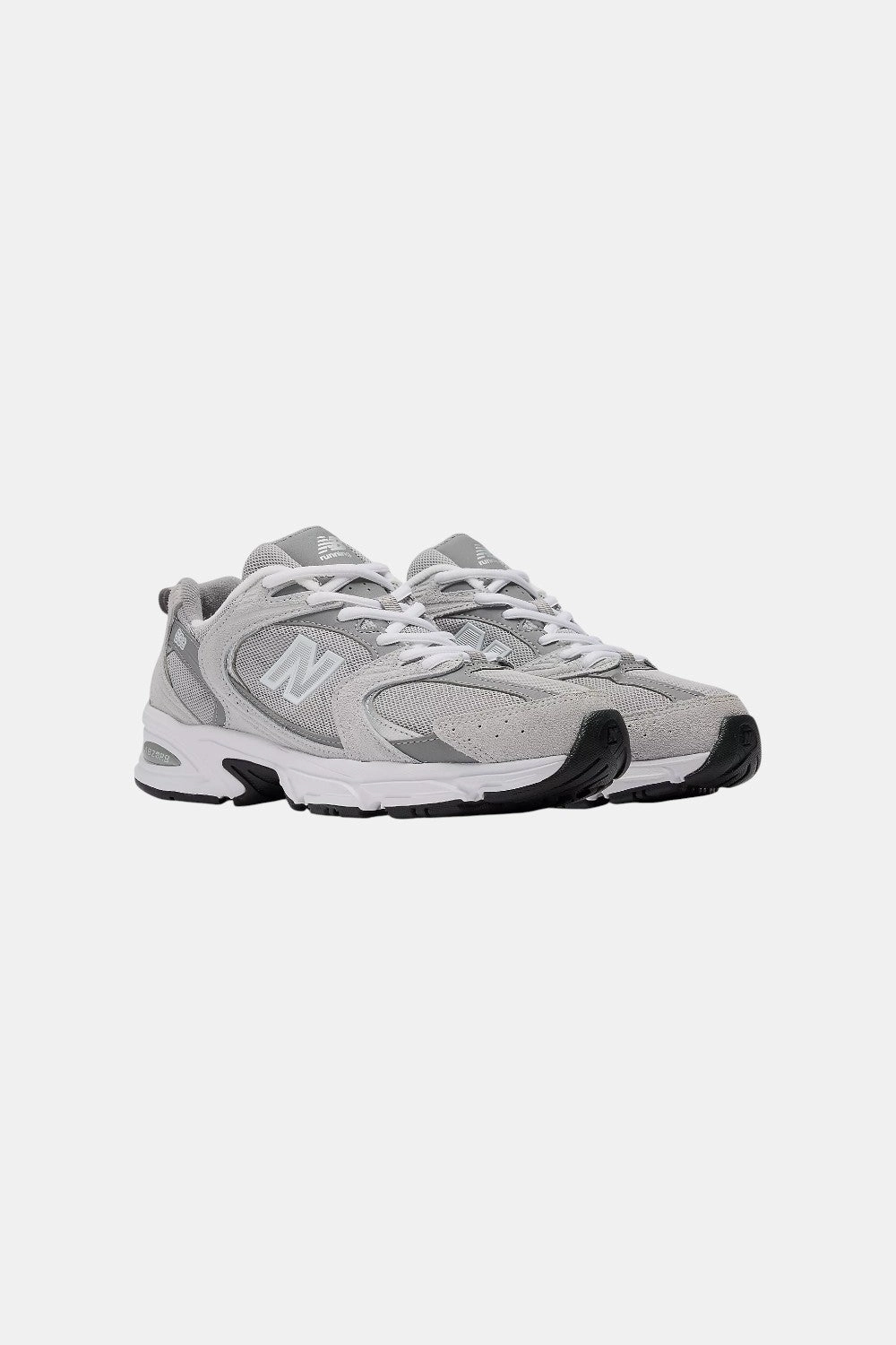 Soft Form New Balance 530 in Raincloud with Shadow Grey and Silver Metallic - Women's