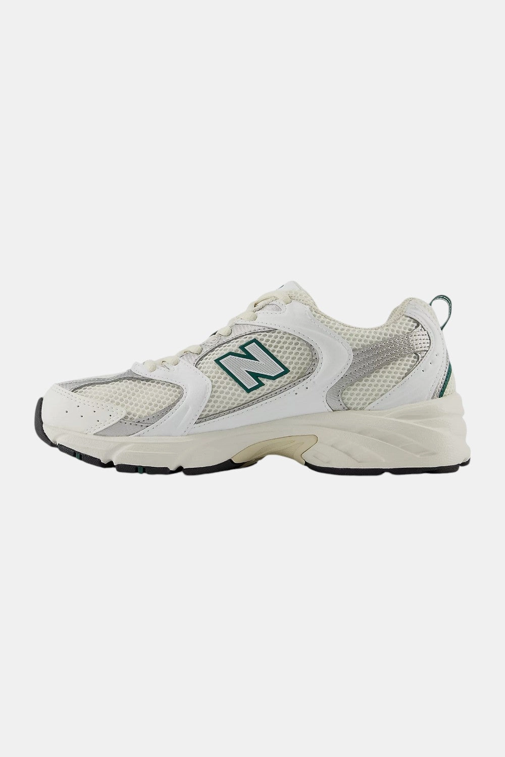 Stylish Flex New Balance 530 Sneakers in Sea Salt White/Marsh Green (MR530SX) - Unisex