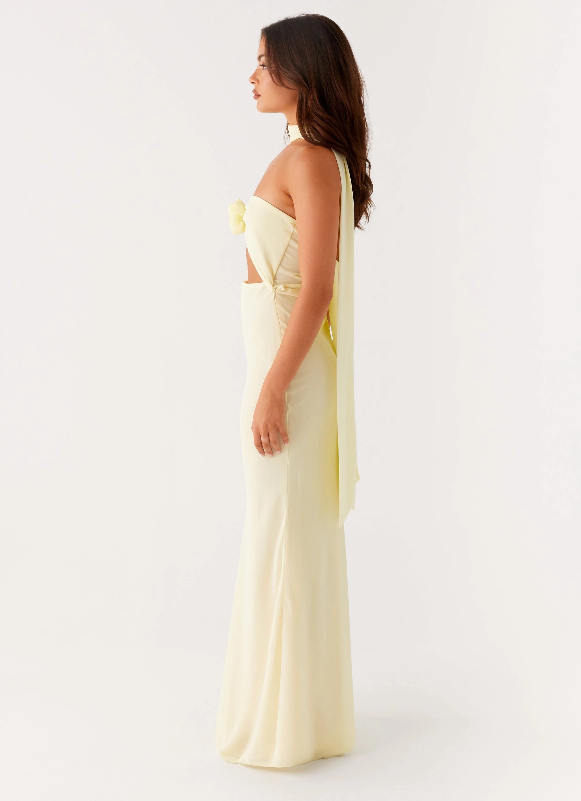 New Light Maxi Dress - Yellow Art-Gallery Smooth Wear