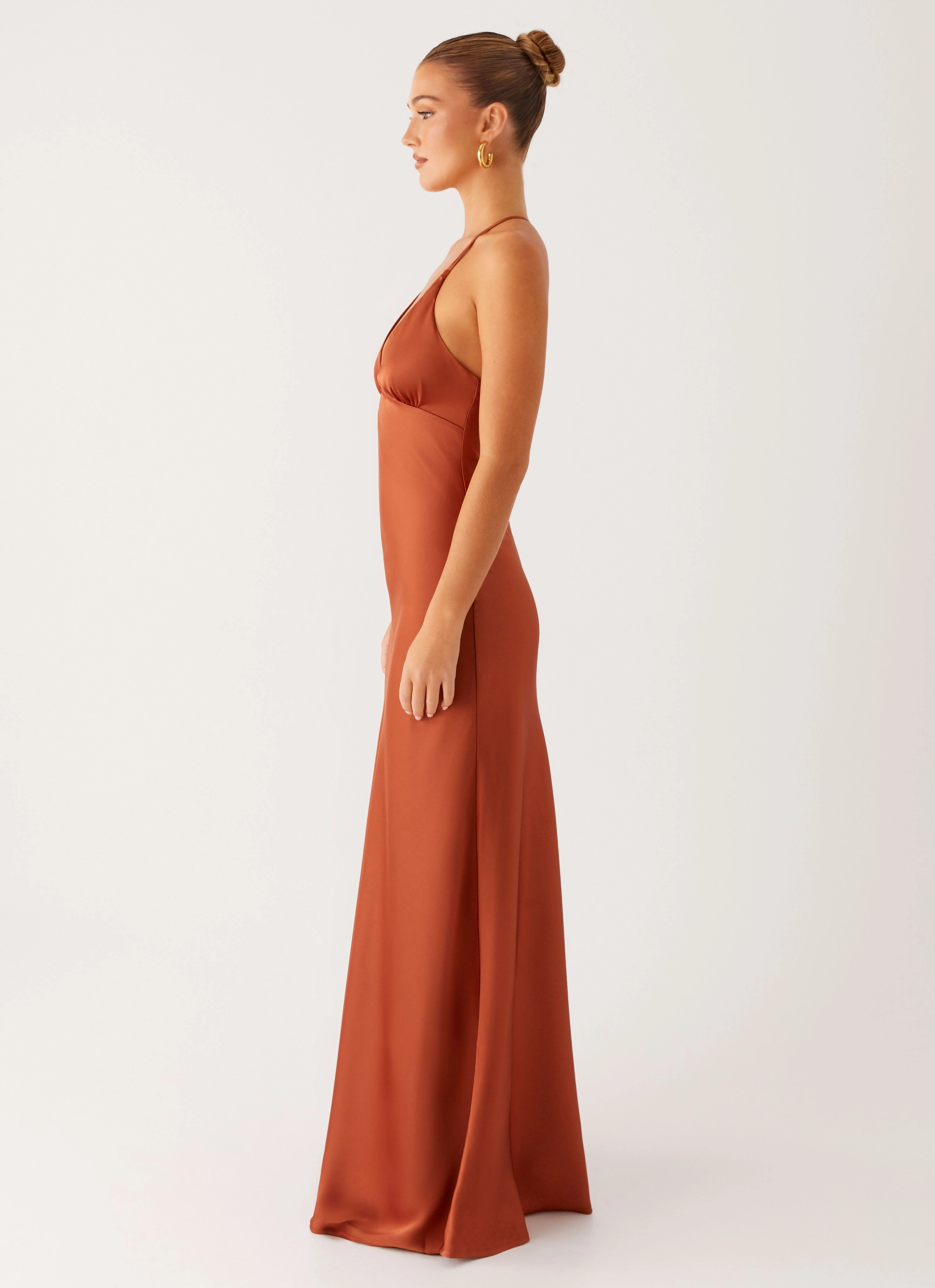 Sundowner Maxi Dress - Rust MoldResistantTexture and Effortless fit dress.
