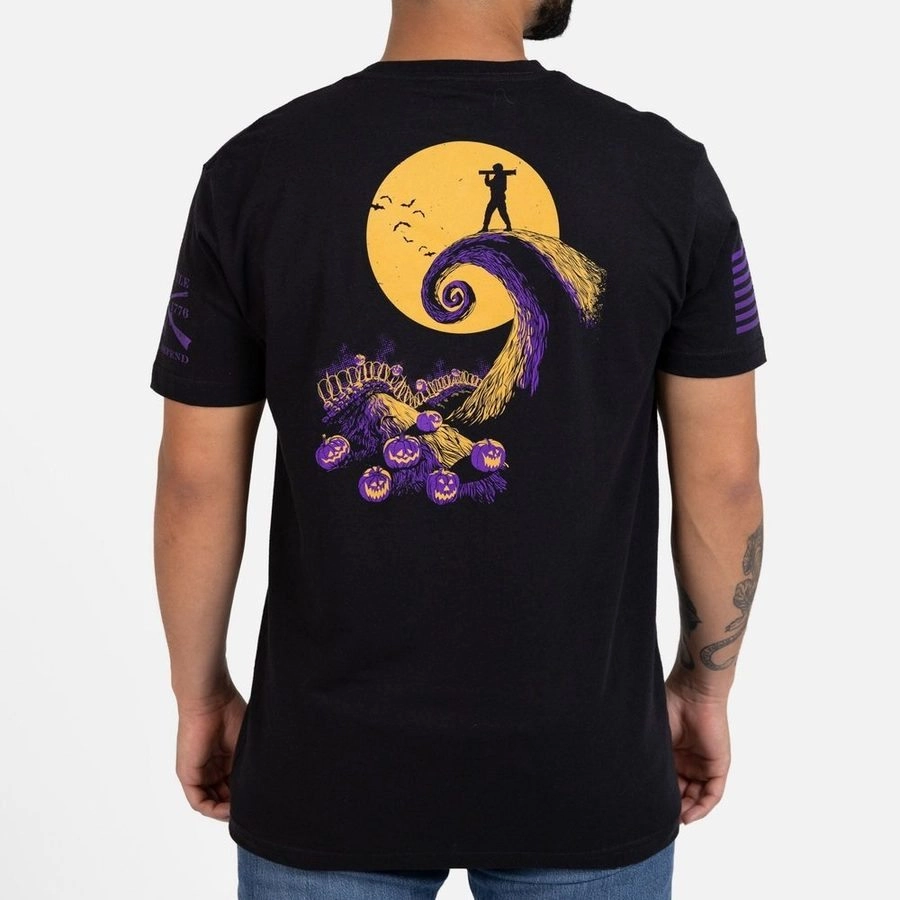 Night Raid Before Christmas T-Shirt - Black AntiPilling Treatment