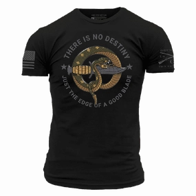 No Destiny T-Shirt - Black Stylish Casual