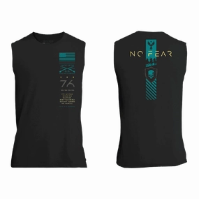 No Fear Muscle Tank - Black Active Style