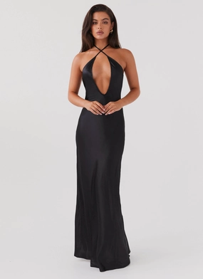 Smart Layers Love Blend Noir Symphony Maxi Dress - Black
