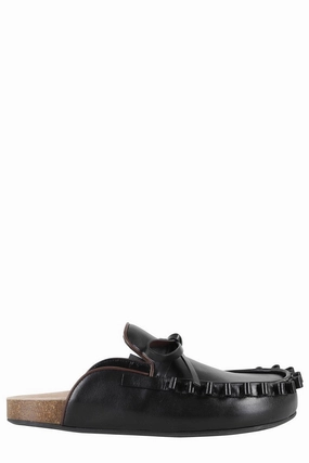 Ruffle Loafer Non Slip Sole suede upper