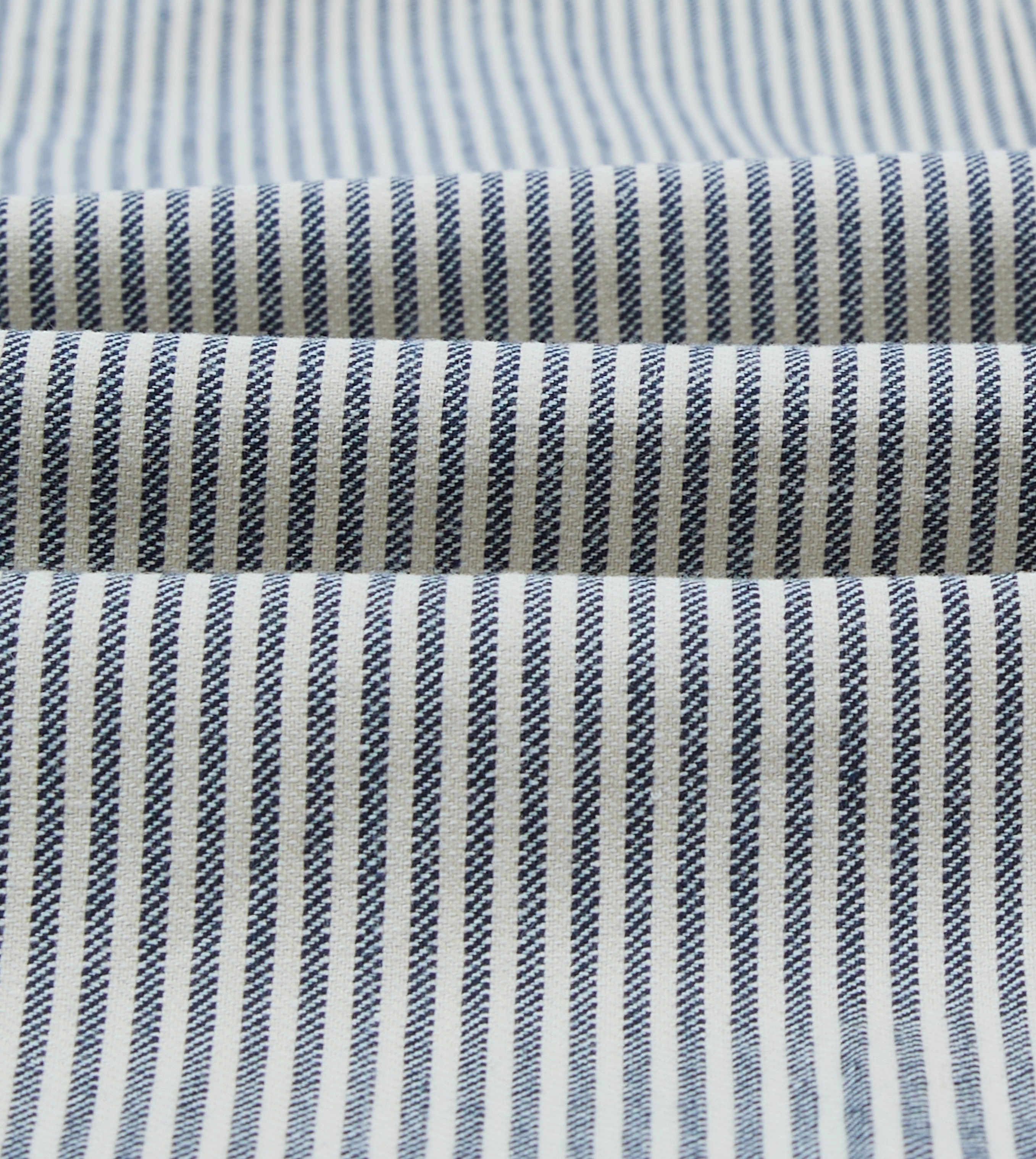 Navy Ticking Stripe Cotton Linen Games Blazer Mk. I elegant design