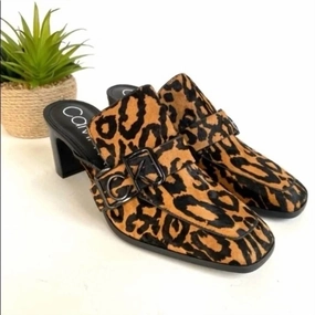 Wicking Inner Layer Day Calf Hair Mule In Multi