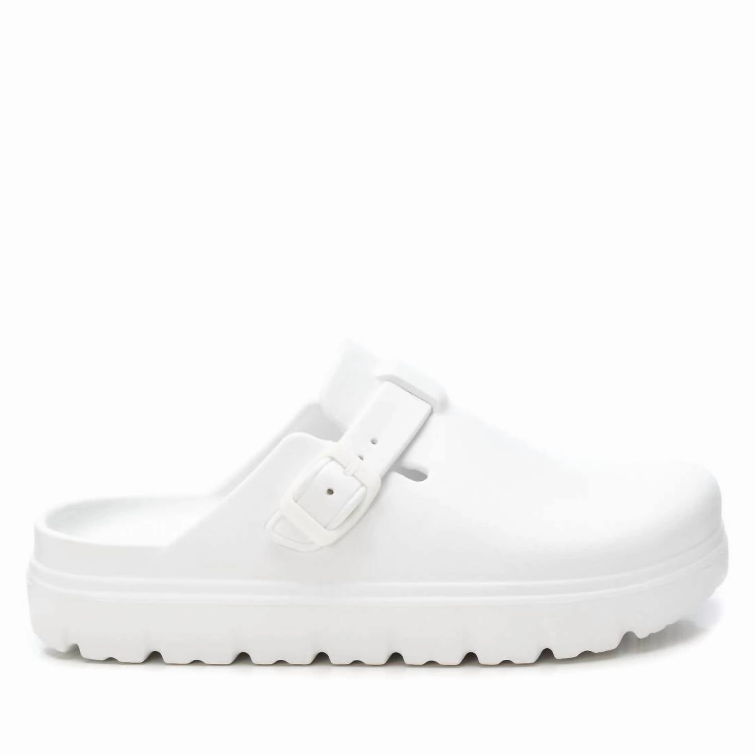 Women's Rubber Clog Shoes In White quick dry MoistureWicking
