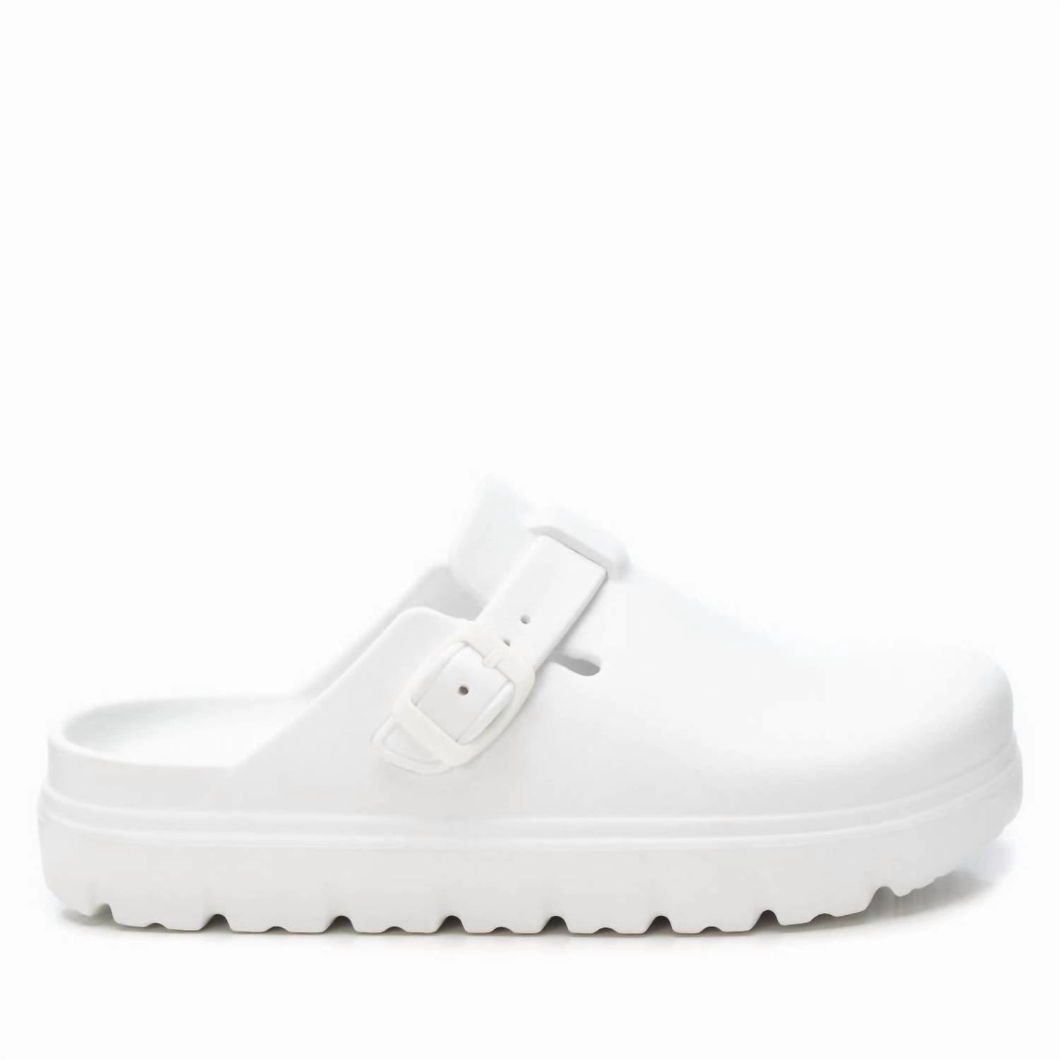 Quick Beach Footwear Women's Rubber Clog Shoes In White