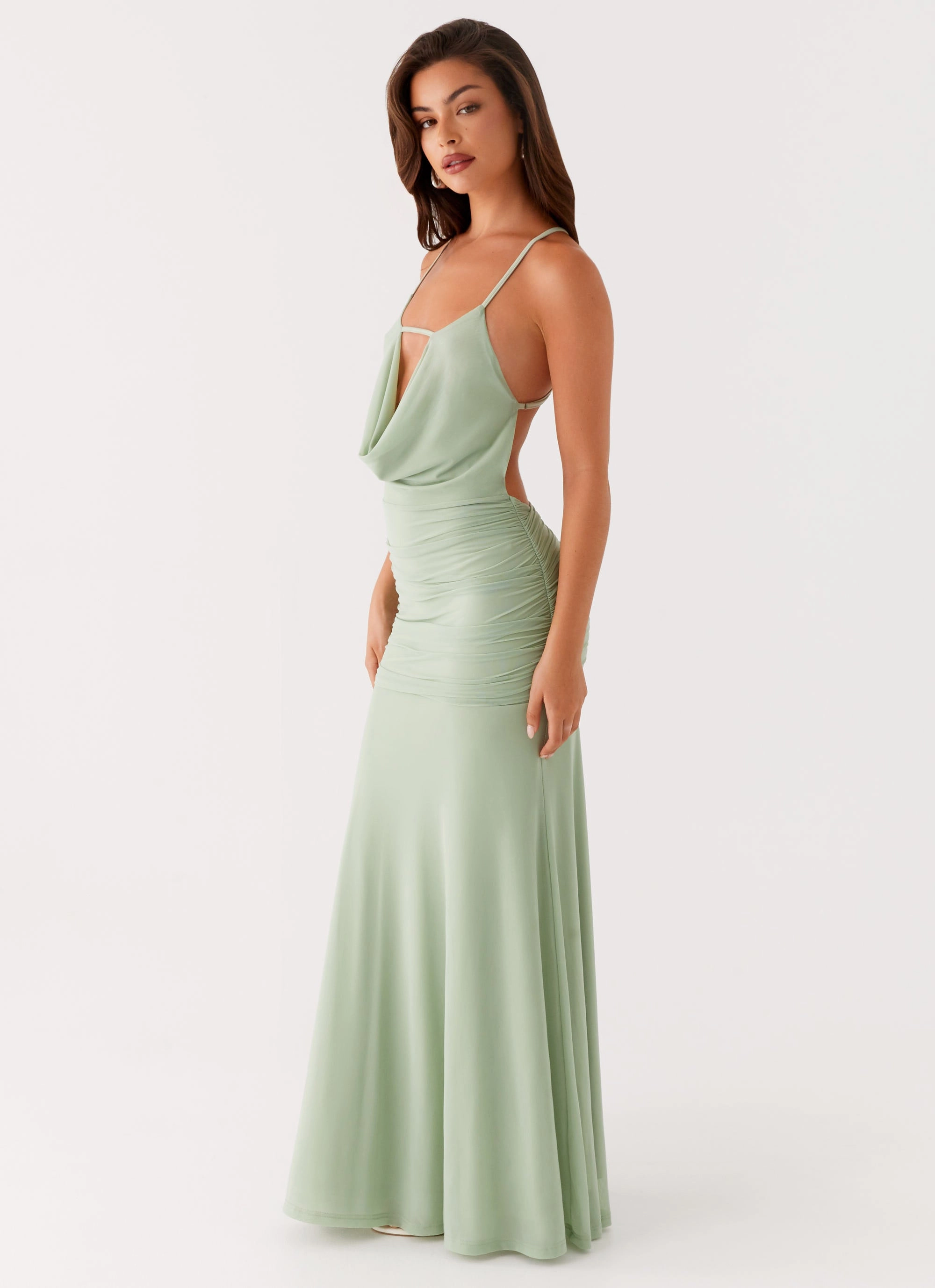Norah Maxi Dress - Sage Work Ease