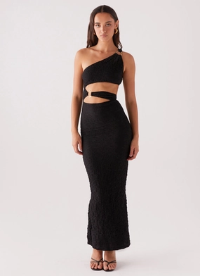 Relaxed Fit Look North Haven Maxi Dress - Black