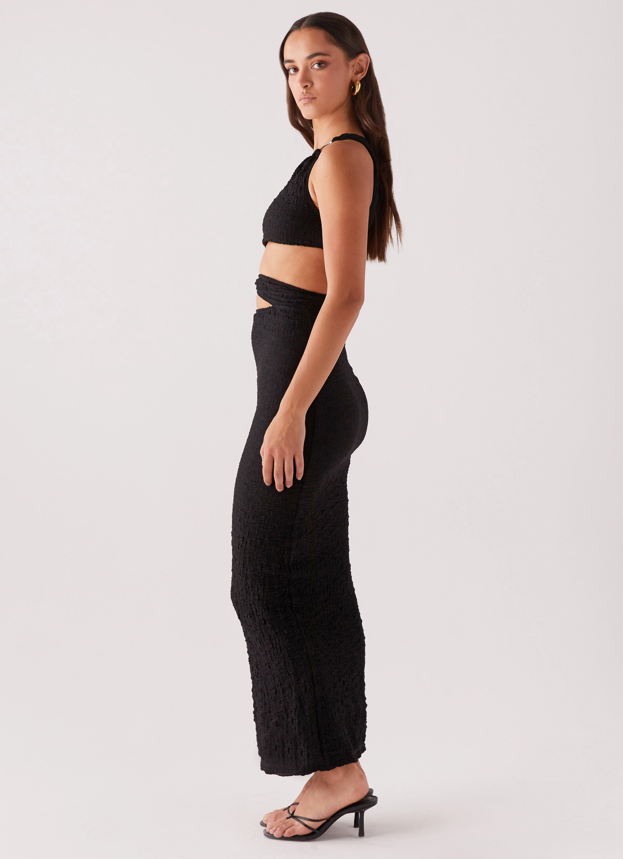 Sheer Element North Haven Maxi Dress - Black