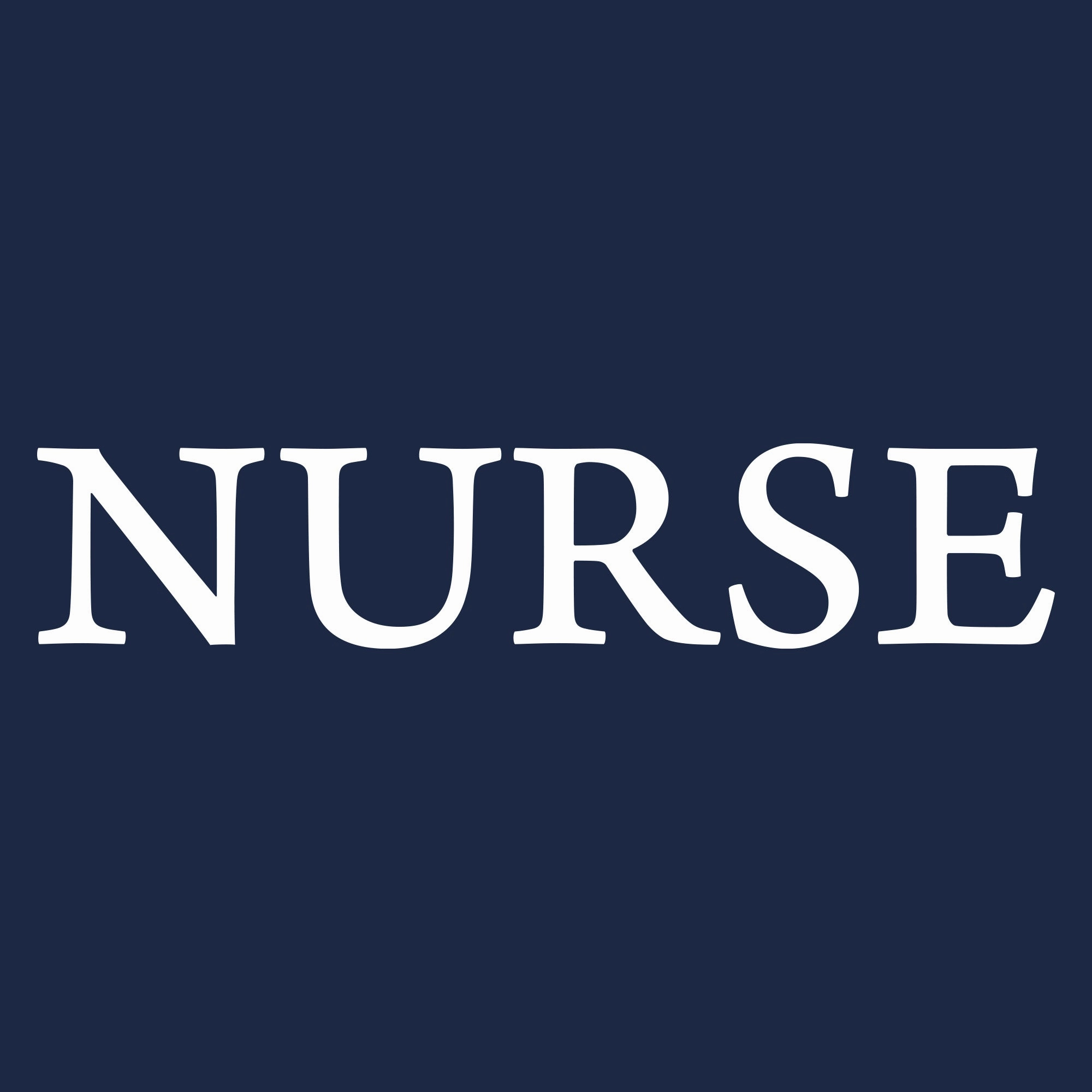 Nurse Defined Long Sleeve - Navy Ornament