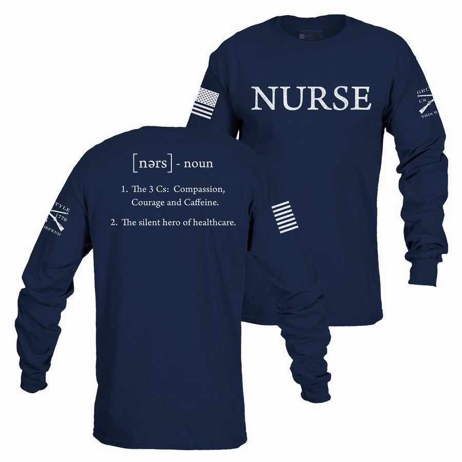 Nurse Defined Long Sleeve - Navy Night - Wear