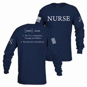 Nurse Defined Long Sleeve - Navy Night - Wear