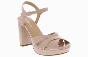 Grip Support footbed cushioning Jellypop Elenore Women??s Dress Heel-Natural