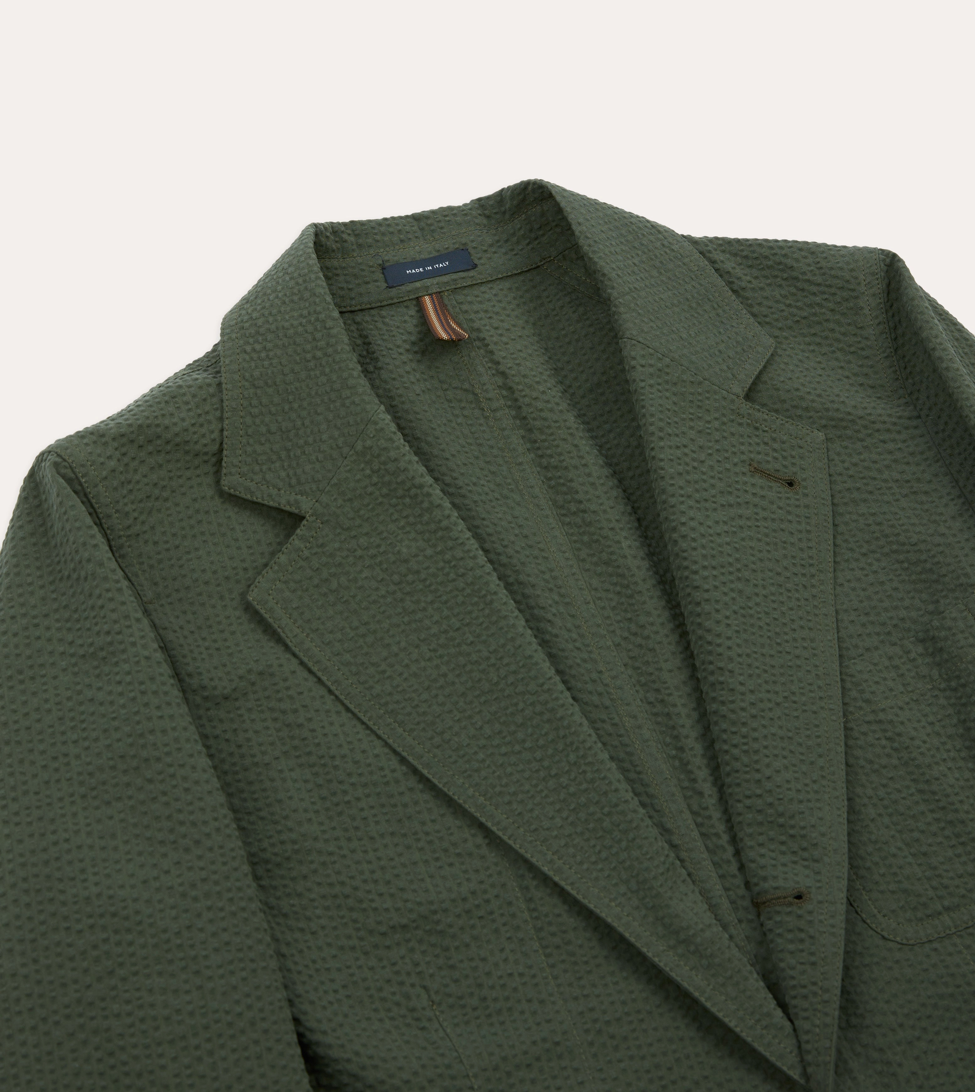 Olive Seersucker Games Blazer Mk. I Business Ready Wear Smart Wear
